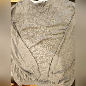 Lacoste v neck sweater size 8L